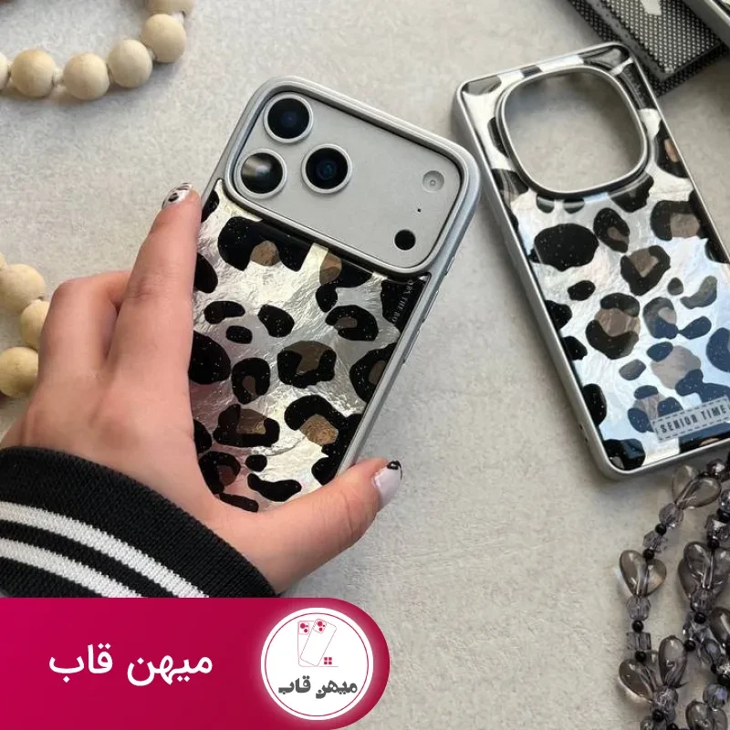 قاب گوشی پلنگی بدون آویز