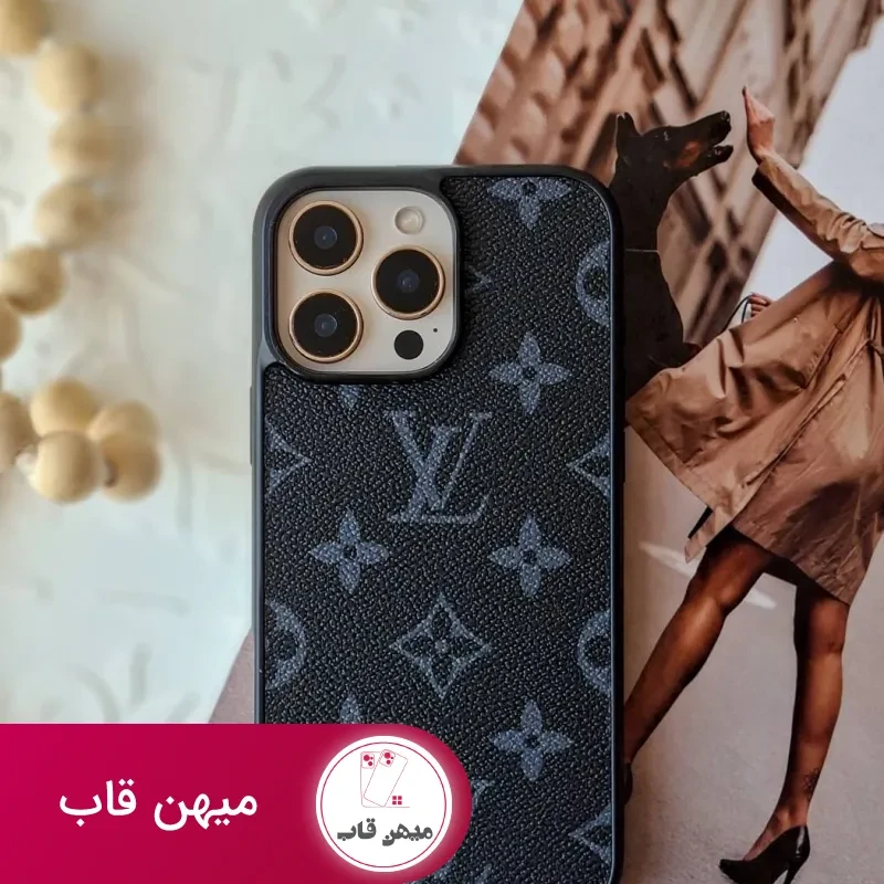 قاب گوشی لویی ویتون مشکی LOUIS VUITTON
