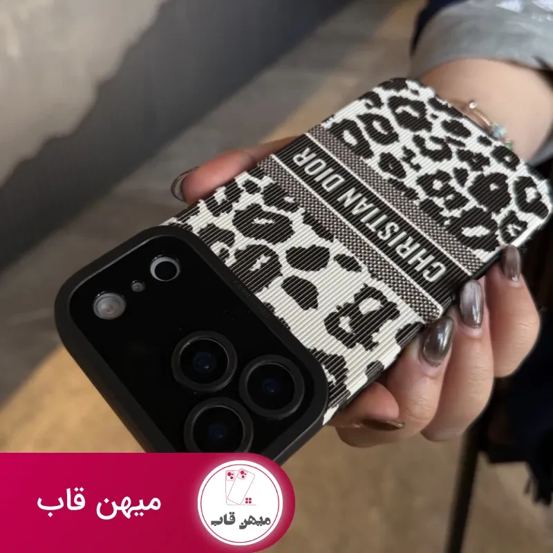 قاب گوشی کبریتی دیور DIOR black/white