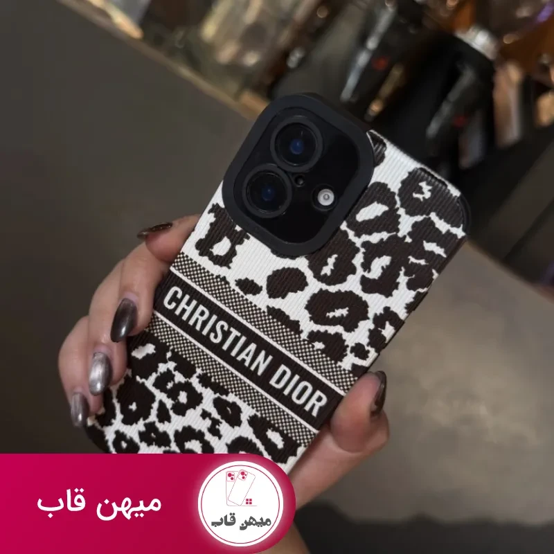 قاب گوشی کبریتی دیور DIOR black/white