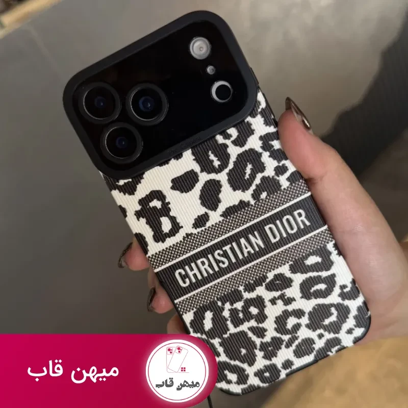 قاب گوشی کبریتی دیور DIOR black/white