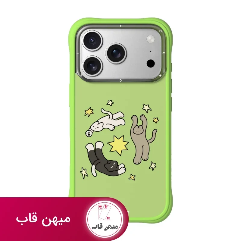 قاب یانگ کیت Cat Diary Series سبز