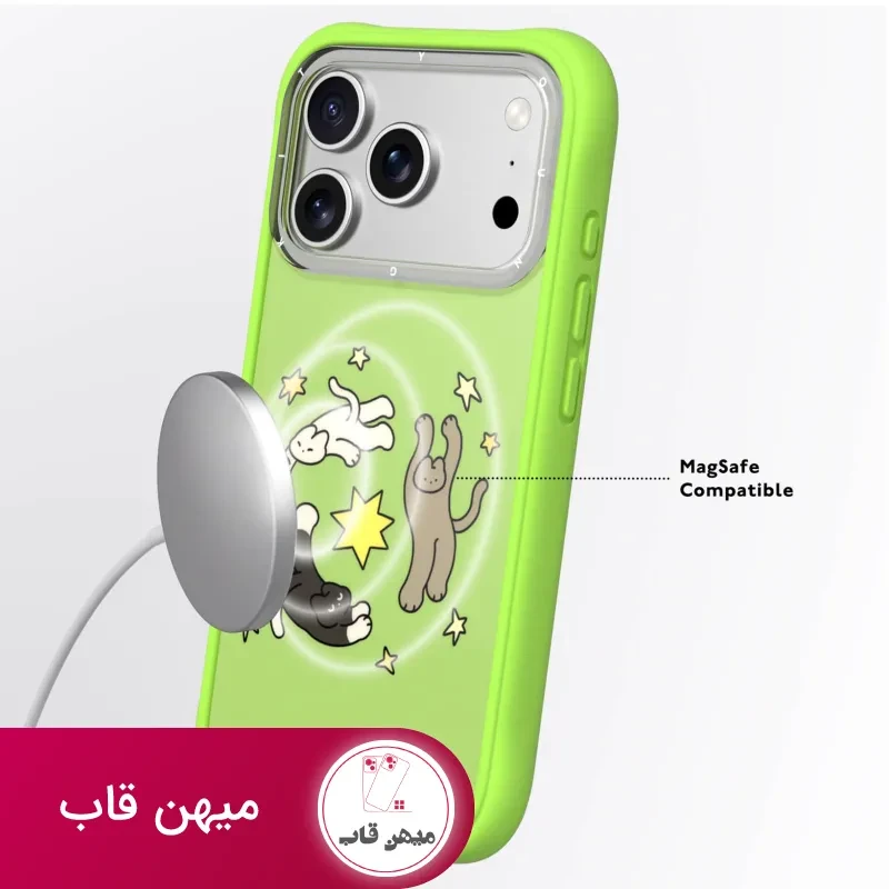 قاب یانگ کیت Cat Diary Series سبز