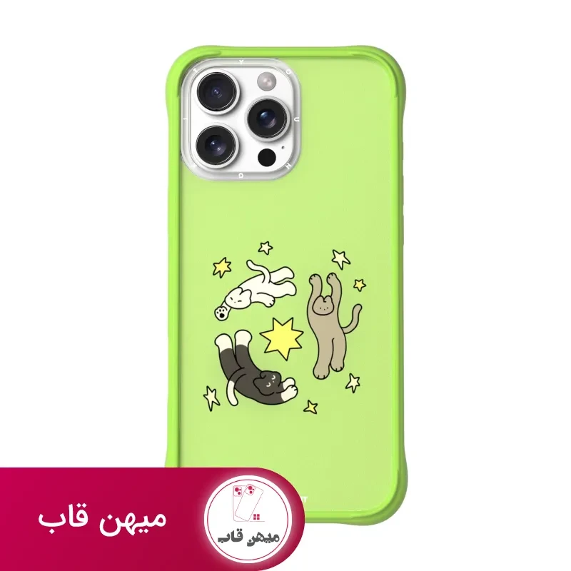قاب یانگ کیت Cat Diary Series سبز