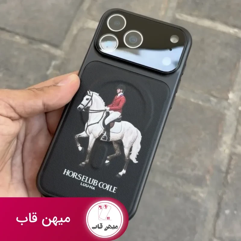 قاب گوشی horse polo (مشکی )