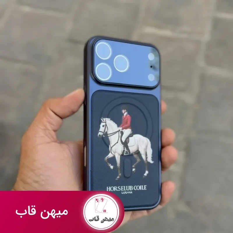 قاب گوشی horse polo (سرمه ای)