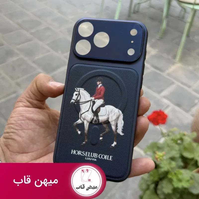 قاب گوشی horse polo (سرمه ای)