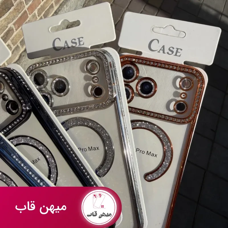 قاب گوشی diamond magsafe (نارنجی)
