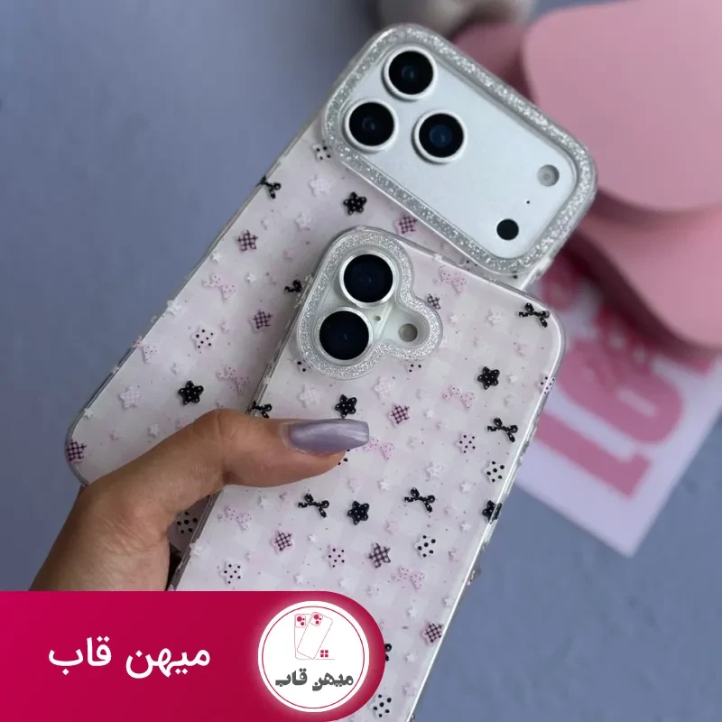 قاب آیفون Kawaii Pink Star