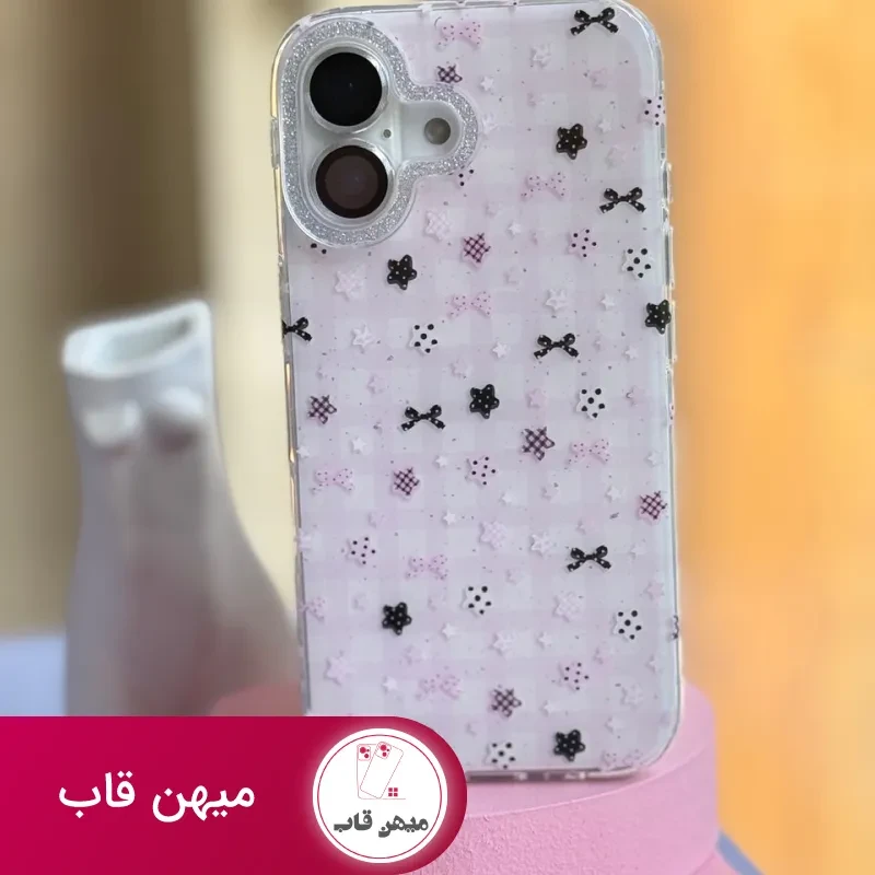 قاب آیفون Kawaii Pink Star