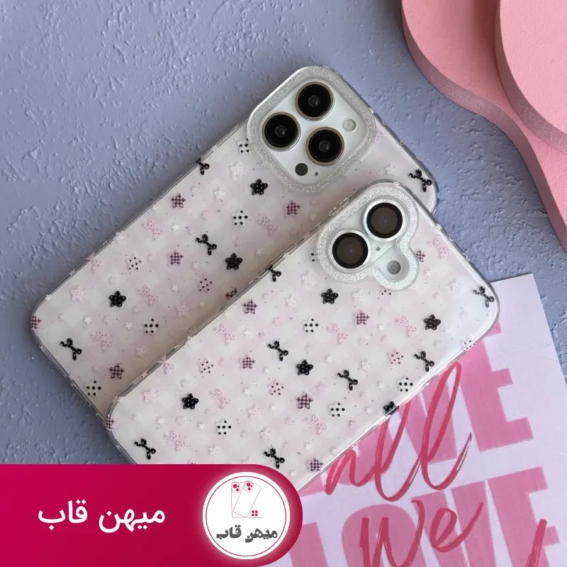 قاب آیفون Kawaii Pink Star
