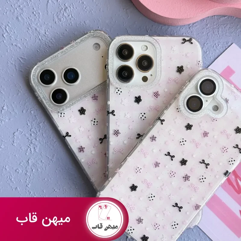 قاب آیفون Kawaii Pink Star