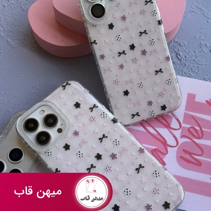 قاب آیفون Kawaii Pink Star