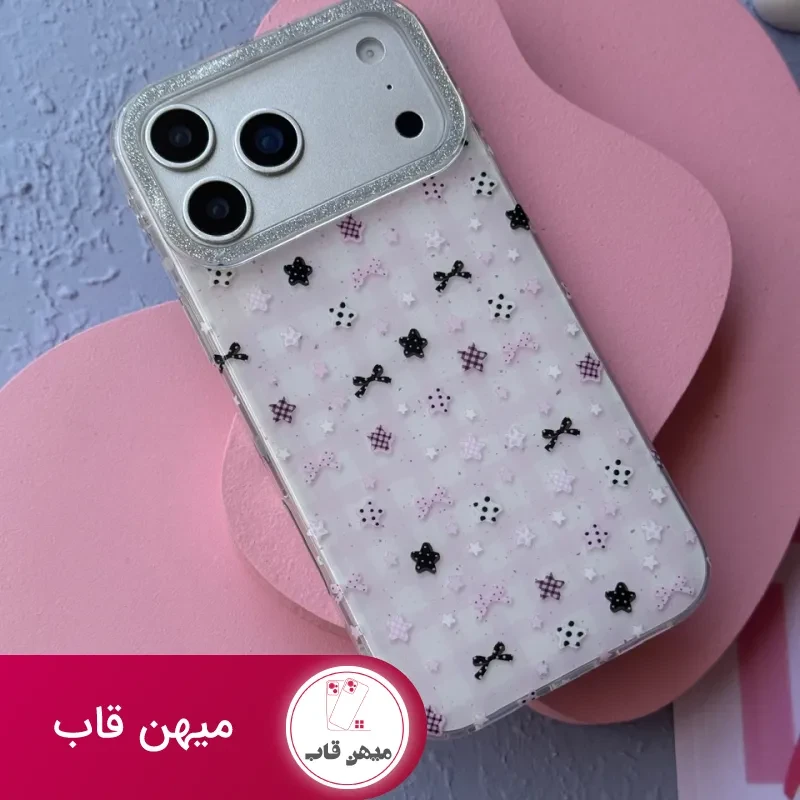 قاب آیفون Kawaii Pink Star