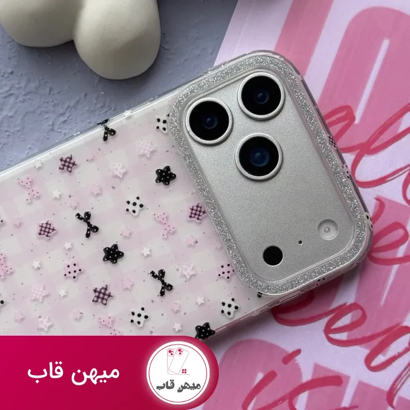 قاب آیفون Kawaii Pink Star