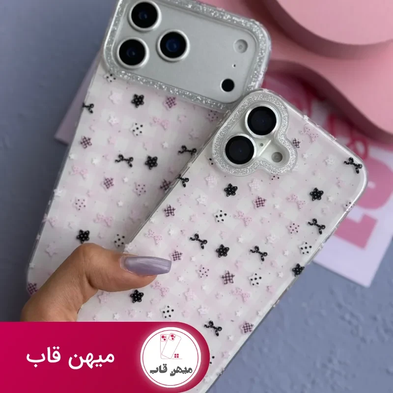 قاب آیفون Kawaii Pink Star