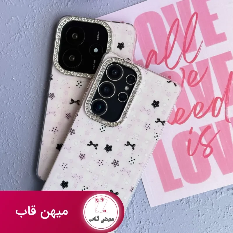 قاب سامسونگ و شیائومی Kawaii Pink Star