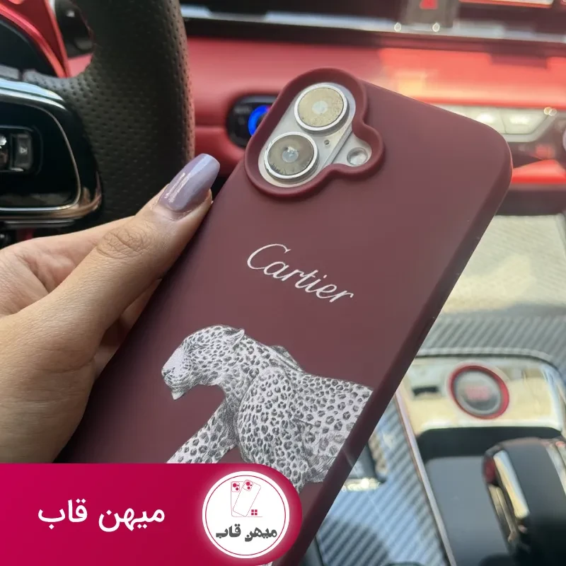 قاب گوشی آیفون Cartier Leopard