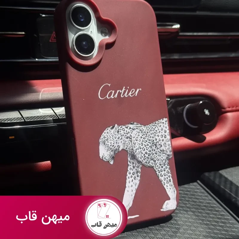قاب گوشی آیفون Cartier Leopard