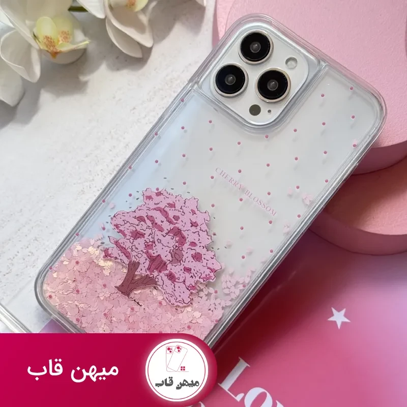 قاب آکواریومی شکوفه ی گیلاس ژاپنی