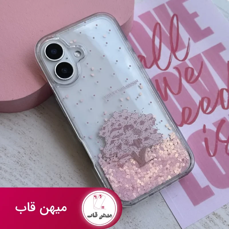 قاب آکواریومی شکوفه ی گیلاس ژاپنی
