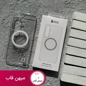 قاب سامسونگ پشت بی رنگ ، شفاف با مگ سیف Clear Magnet Case