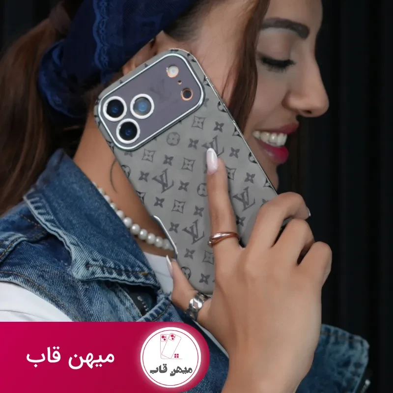 قاب موبایل آیفون آلفا گری لویی ویتون