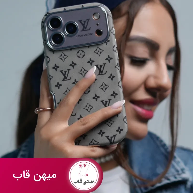 قاب موبایل آیفون آلفا گری لویی ویتون
