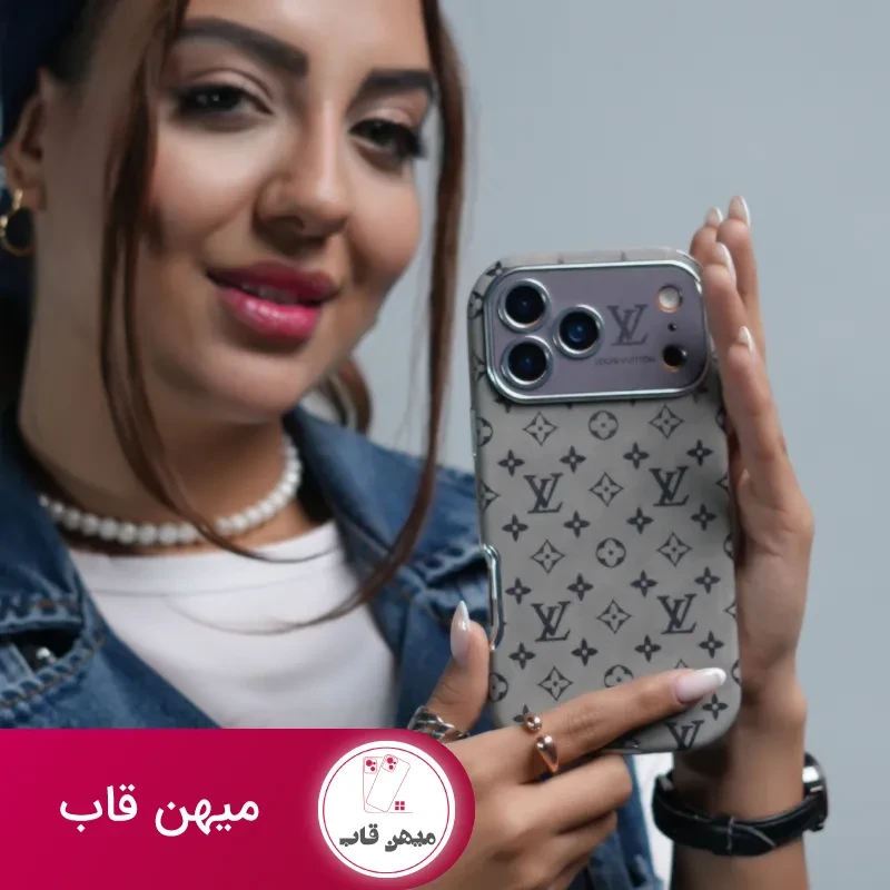 قاب موبایل آیفون آلفا گری لویی ویتون