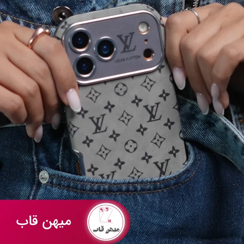 قاب موبایل آیفون آلفا گری لویی ویتون