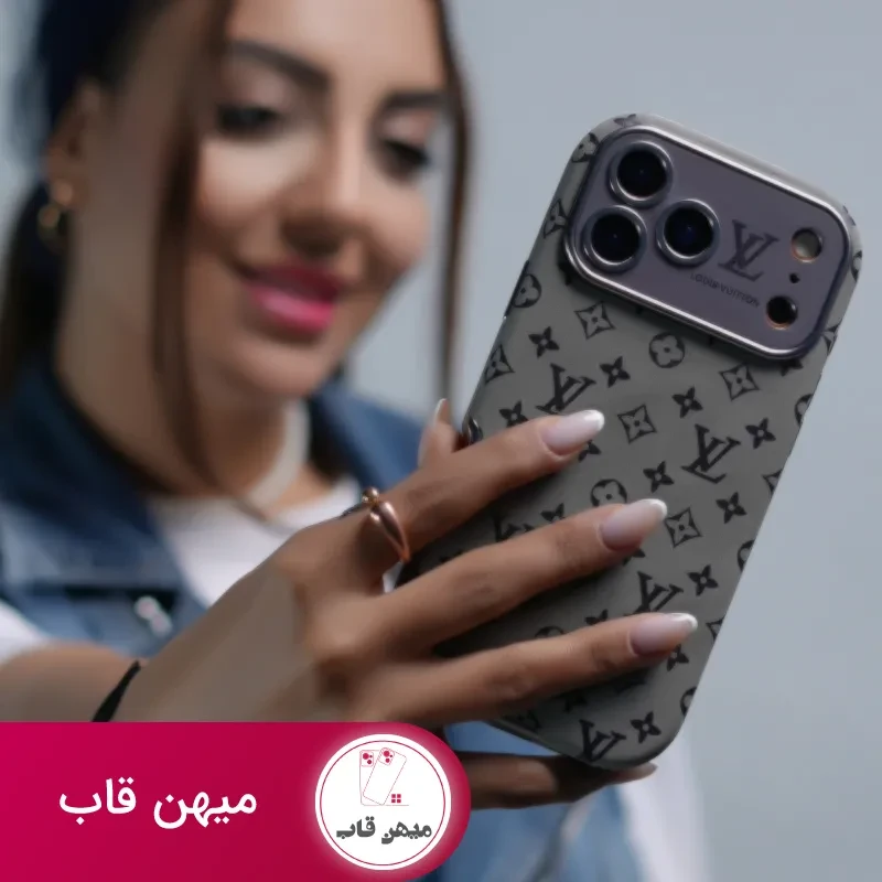 قاب موبایل آیفون آلفا گری لویی ویتون