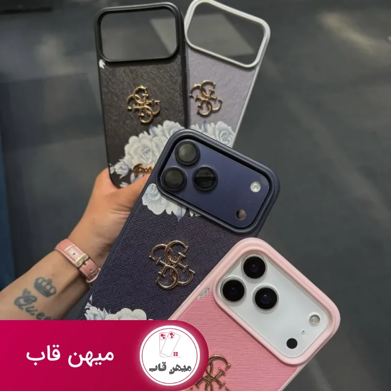 قاب گوشی flowers gusse (صورتی)