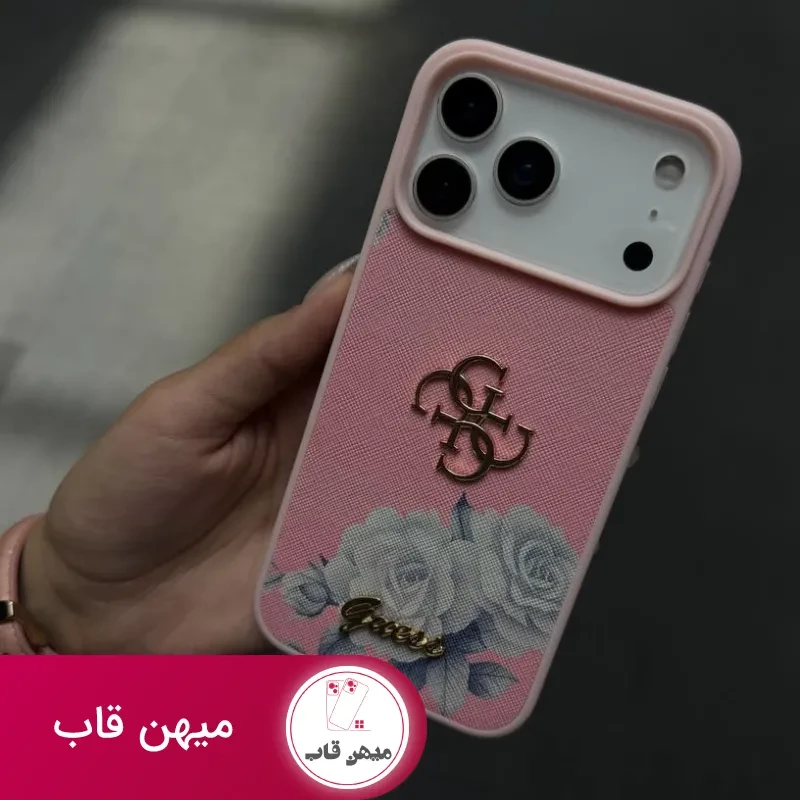 قاب گوشی flowers gusse (صورتی)