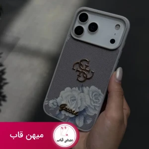 قاب گوشی flowers gusse (طوسی)