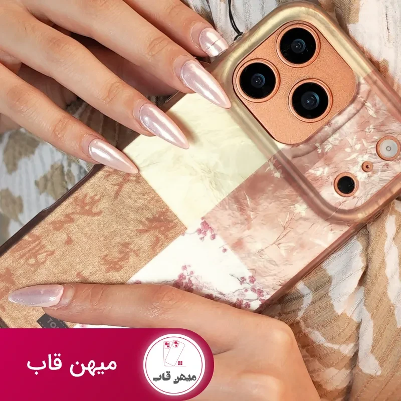 قاب موبایل آیفون شکوفه گلدن پتال