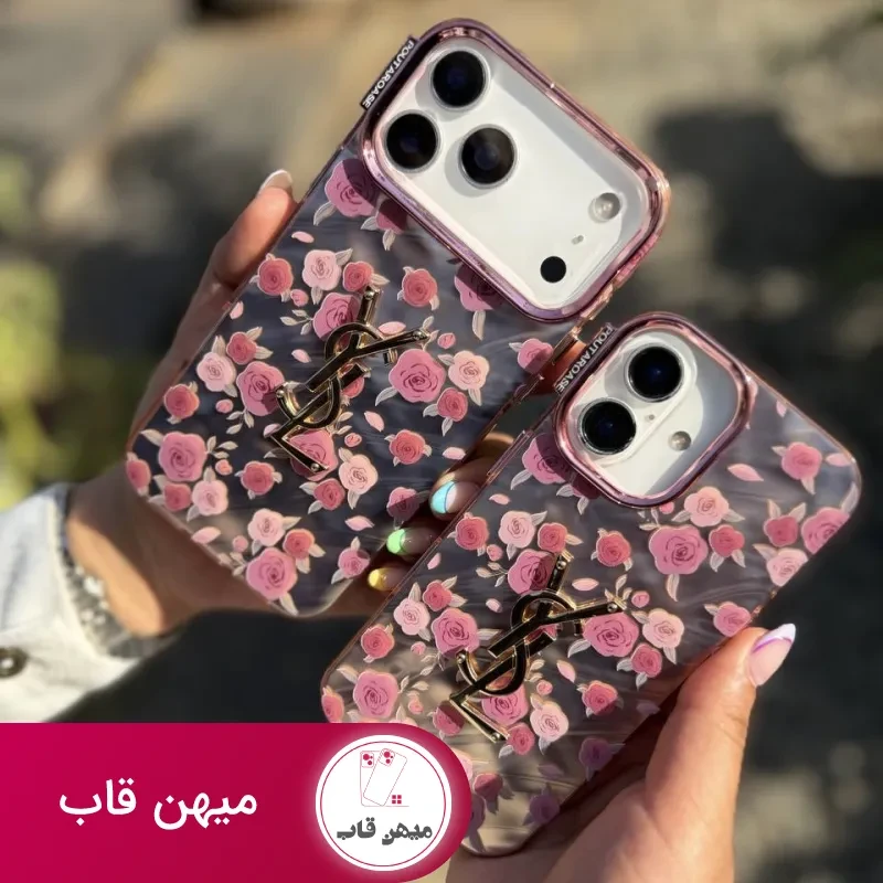 قاب گوشی YSL rose flower