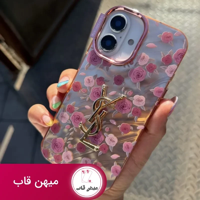 قاب گوشی YSL rose flower