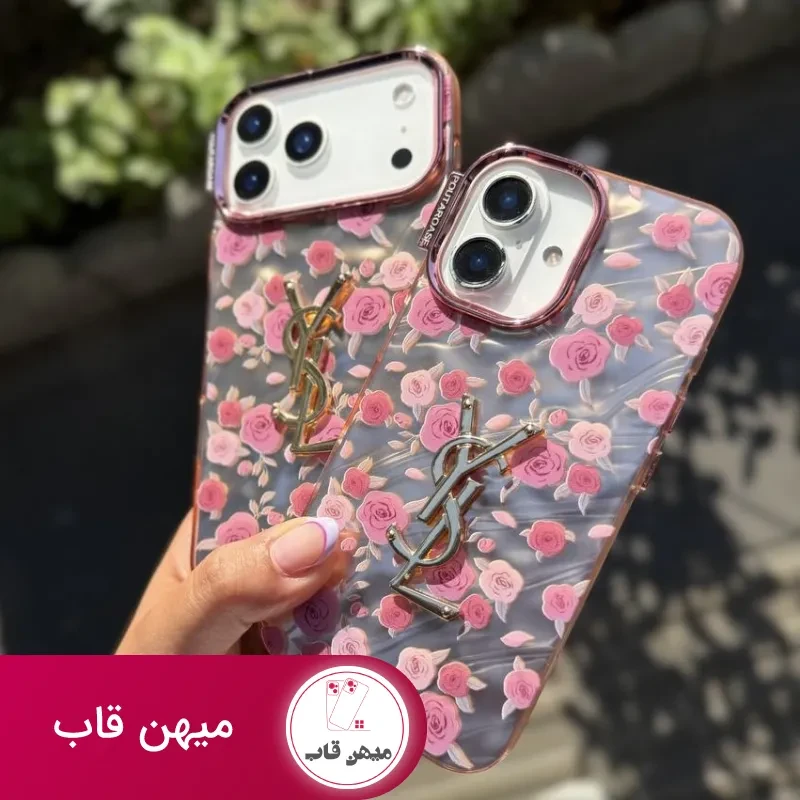 قاب گوشی YSL rose flower
