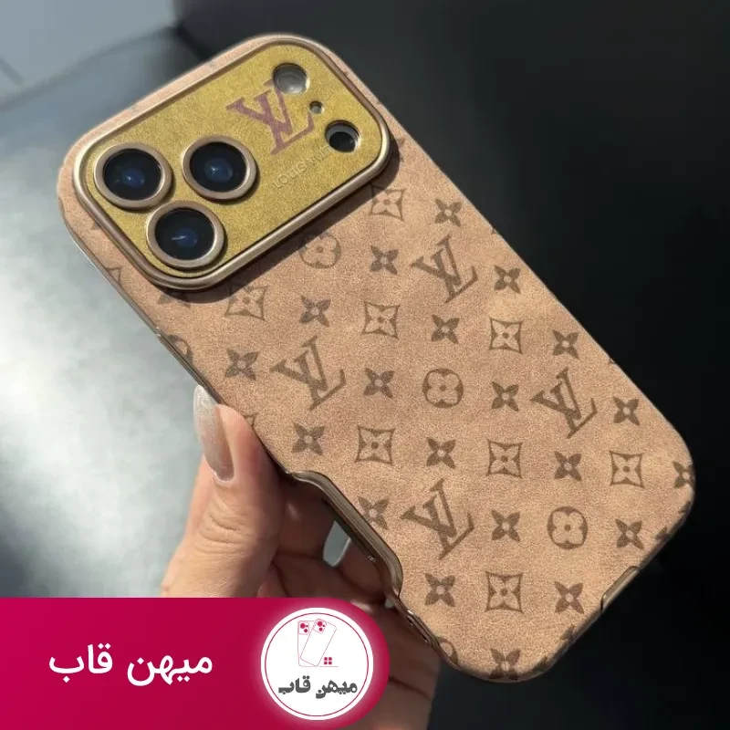قاب گوشی LV mocha چرم