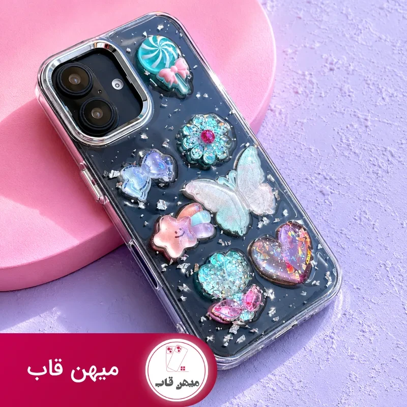 قاب کریستال کیوت رزینی