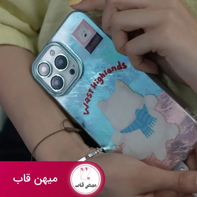 قاب گوشی پاپی وست هایلند + بند فابریک