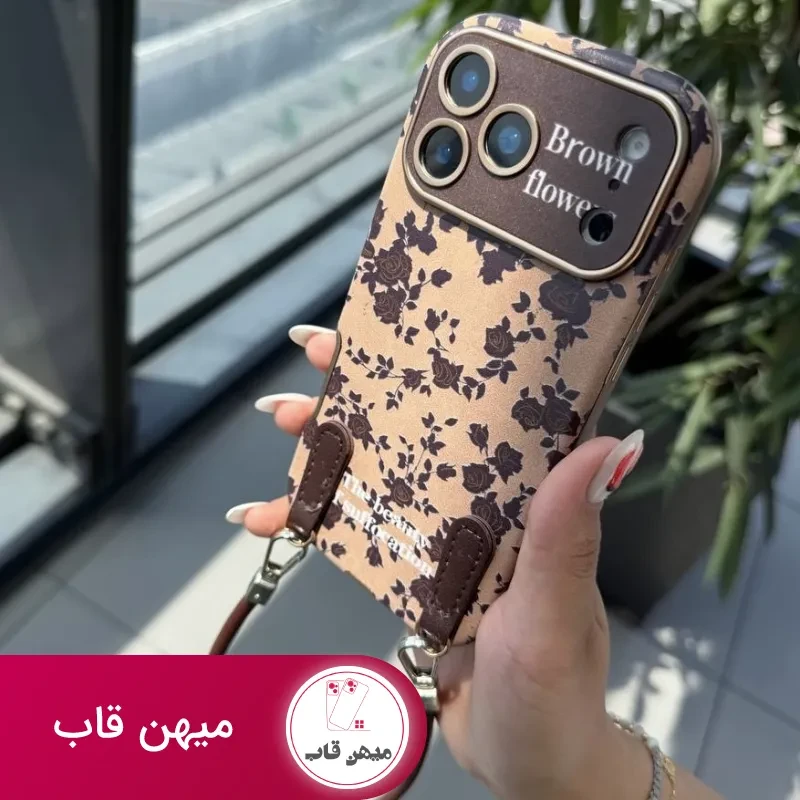 قاب گوشی brown flowers