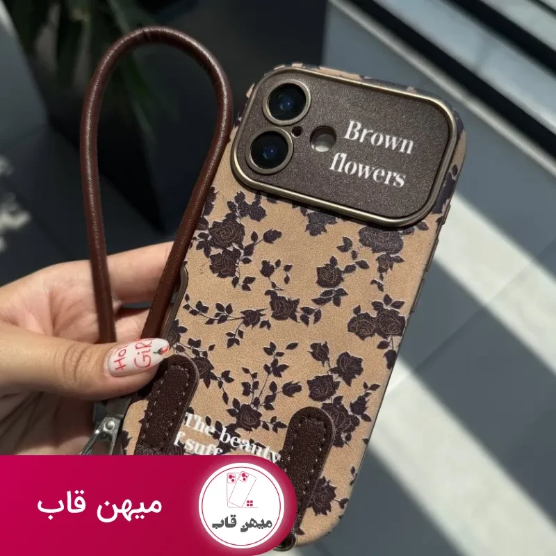 قاب گوشی brown flowers