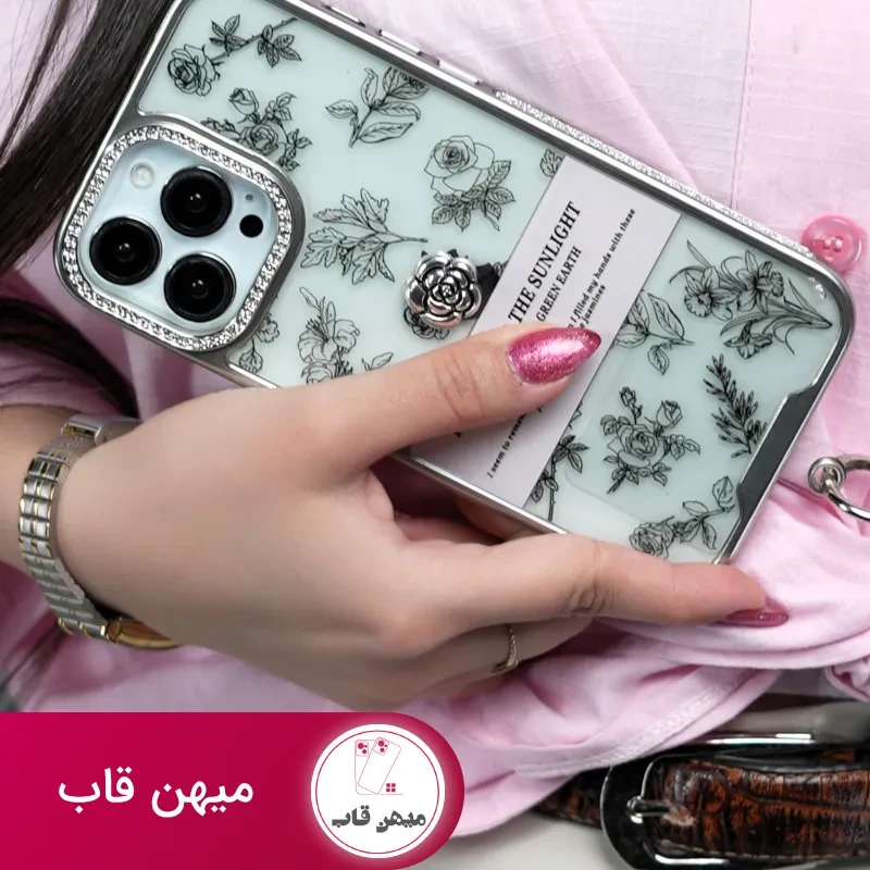 قاب گوشی گل فلاورز سان لایت + بندست