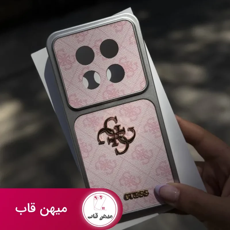 قاب گوشی AG guess صورتی سامسونگ وشیائومی