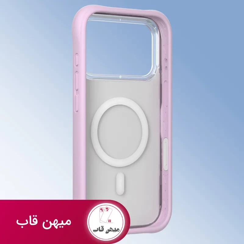 قاب یانگ کیت آیفون Papion پاپیون راه راه صورتی