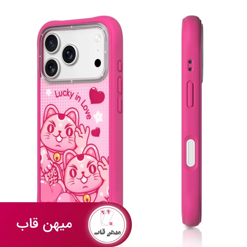 قاب یانگ کیت آیفون Lucky In Love گربه سرخابی