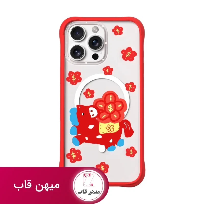 قاب یانگ کیت آیفون Dollar Flowers گل های دلاری