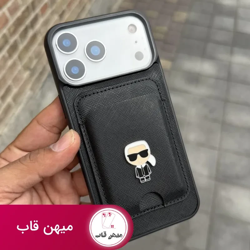 قاب گوشی karl & wallet ( رنگ مشکی )