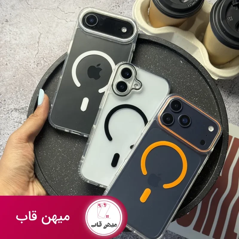 قاب گوشی شفاف با Magsafe سری 17